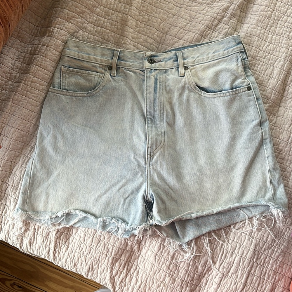 Levi’s denim barrel shorts